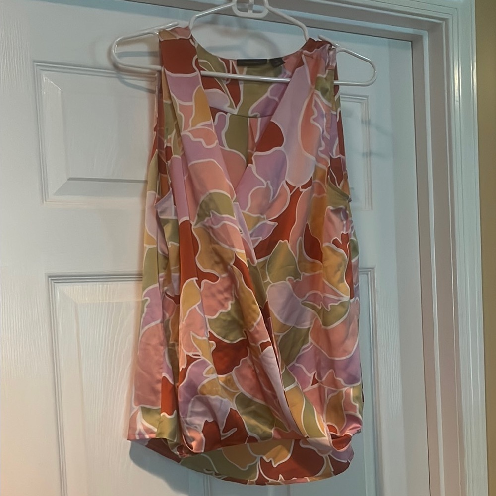Halogen Multicolor Floral Top